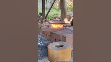 Forging large flying saucer l Forging Process #forgings