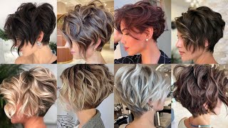 Best Wavy Stacked Bob Haircuts & Trendy Hair Color Ideas For Women To Steal Everyone Attention 2022