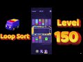 Loop Sort Level 150 Walkthrough 🚚🧩 | Truck Puzzle Game | Solutionguruji