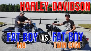 HarleyDavidson Fat Boy vs Fat Boy (Twin Cam vs Milwaukee 8)