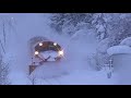 ようやく旭川でも降雪で撮った宗谷ラッセルと石北ラッセル代走DE15。単線型と複線型の違いで迫力に差？ Snowplow train,Soya & Sekihoku line,Hokkaido,Jpn