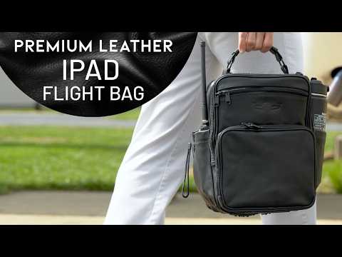 The Leather Flight Bag Built for iPad Pilots