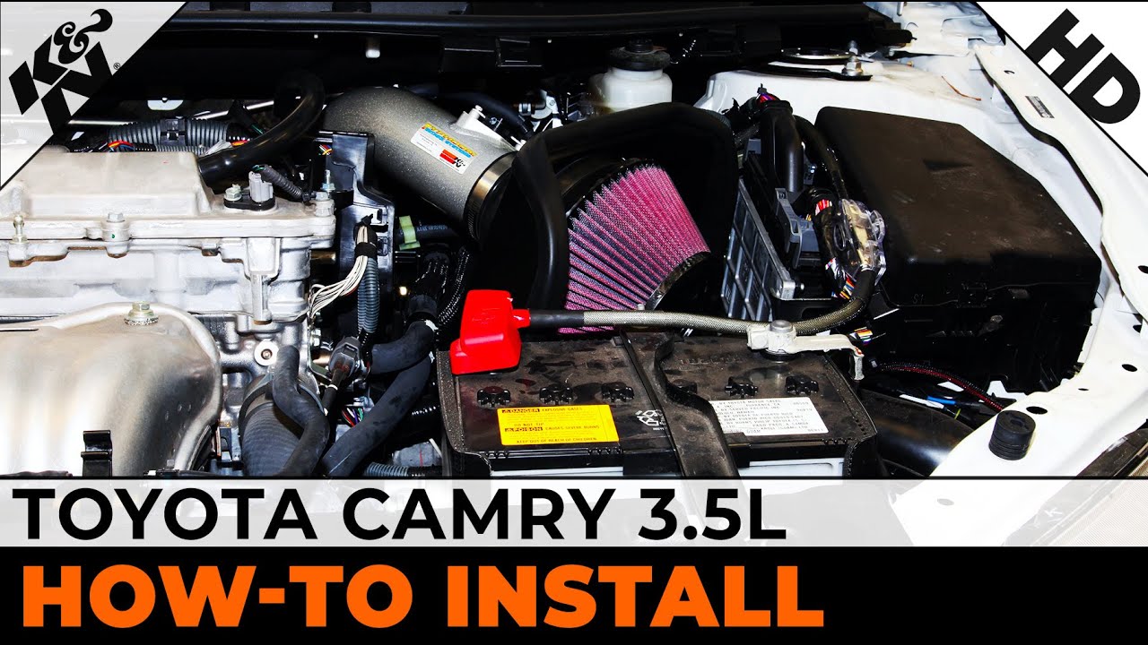 Toyota Camry 3.5L [#69-8618TS] K&N Air Intake Installation