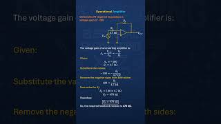 How to calculate Rf required to produce a voltage gain of  100 in Closed loop Inverting Op Amplifier