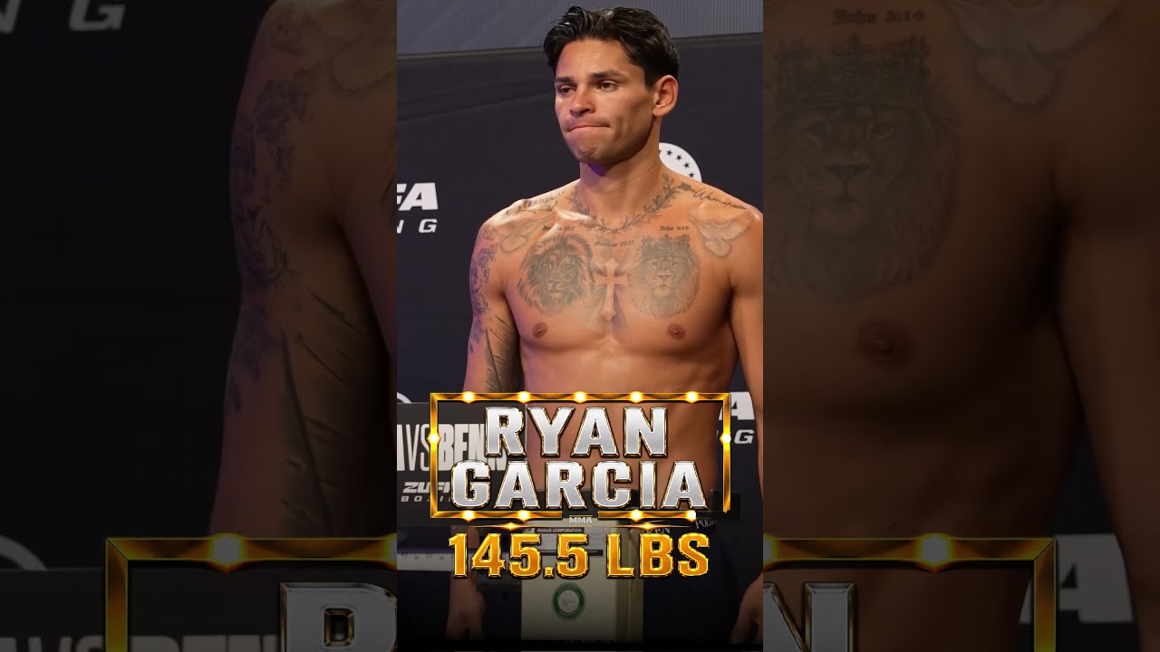Ryan Garcia MAKES WEIGHT for his WBC welterweight title defense against Conor Benn 🏆🥊