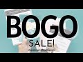 2024 BOGO Sale Information!