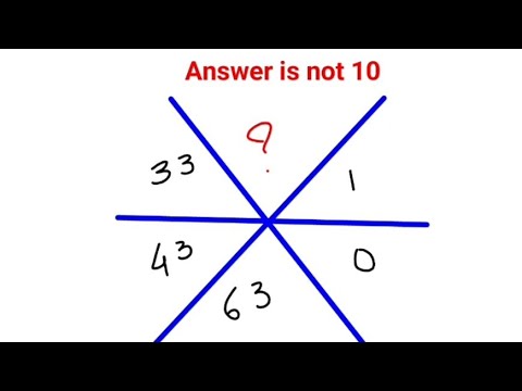 Answer is not 10. 99% failed this IQ test #fastandeasymaths #math #puzzle #aptitude #mathspuzzles