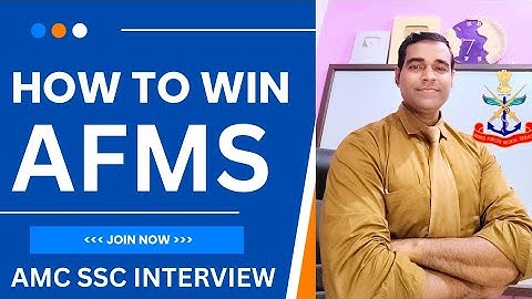 How to crack AFMS SSC Medical Officer | Armed Medical corps | AMC SSC Interview | PD Classes