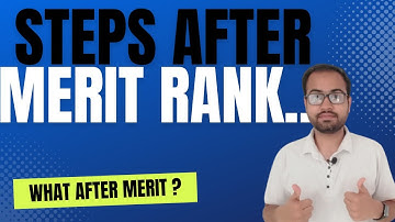 Steps are the Merit Rank Declaration