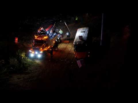 One Salem High School student remains hospitalized after their bus crashed on the way back from a fo