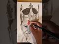 Portrait Drawing Process #drawing #smilingboy #art #youtubeshorts #crown #chaildhood #king
