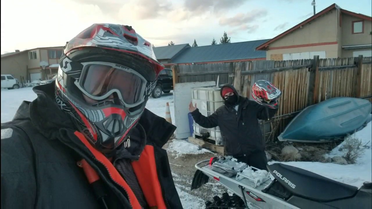 Pure Snowmobiling Fun on Lake Granby YouTube