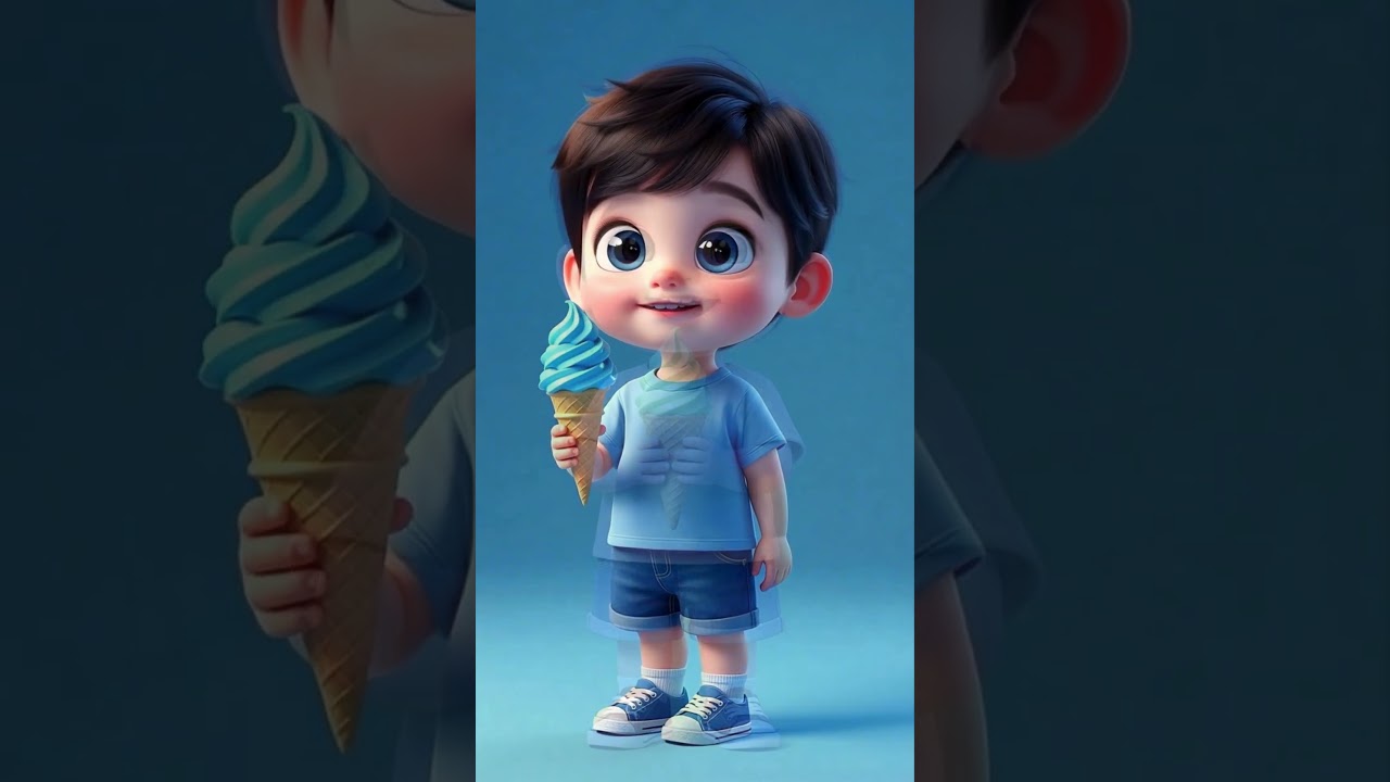 Ice Cream Colours Song 🍦 | Learn Colors with Cute Kids |  