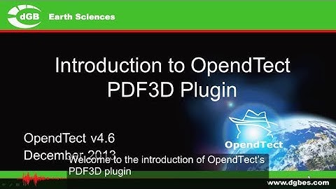 Introduction: PDF3D