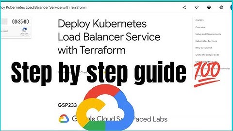 Deploy Kubernetes Load Balancer Service with Terraform [GSP233] |Qwiklabs | Google cloud