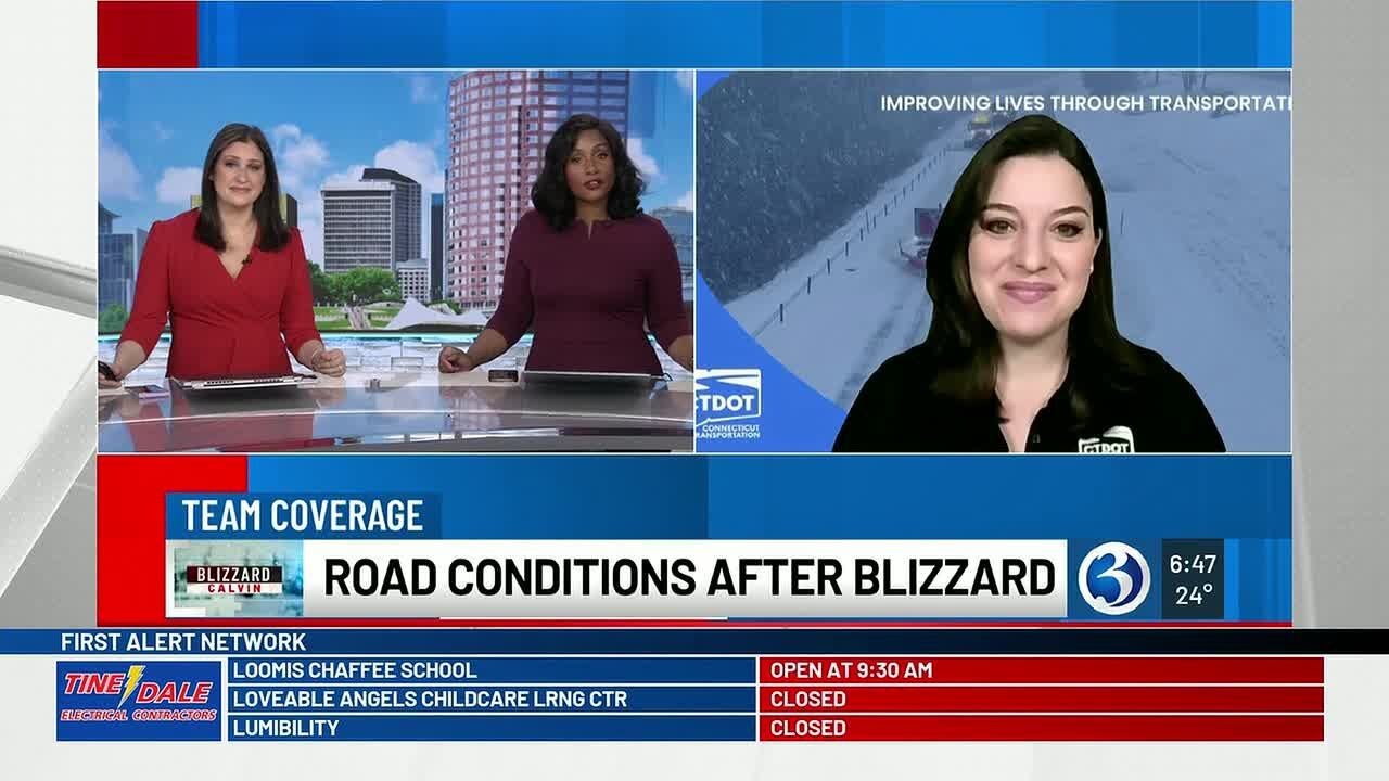 INTERVIEW: CT DOT update following Blizzard Calvin - YouTube