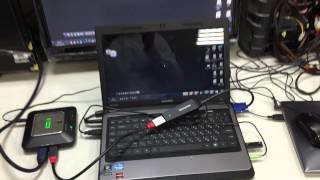 CV910:Connection(VGA→HDMI Convertor →CV910)