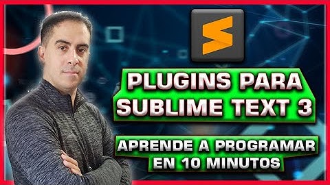 🚀Plugins en Sublime Text 3