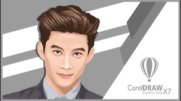 tutorial shading wajah vektor coreldraw - vector art