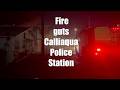 حريق يلتهم مركز شرطة كالياكوا