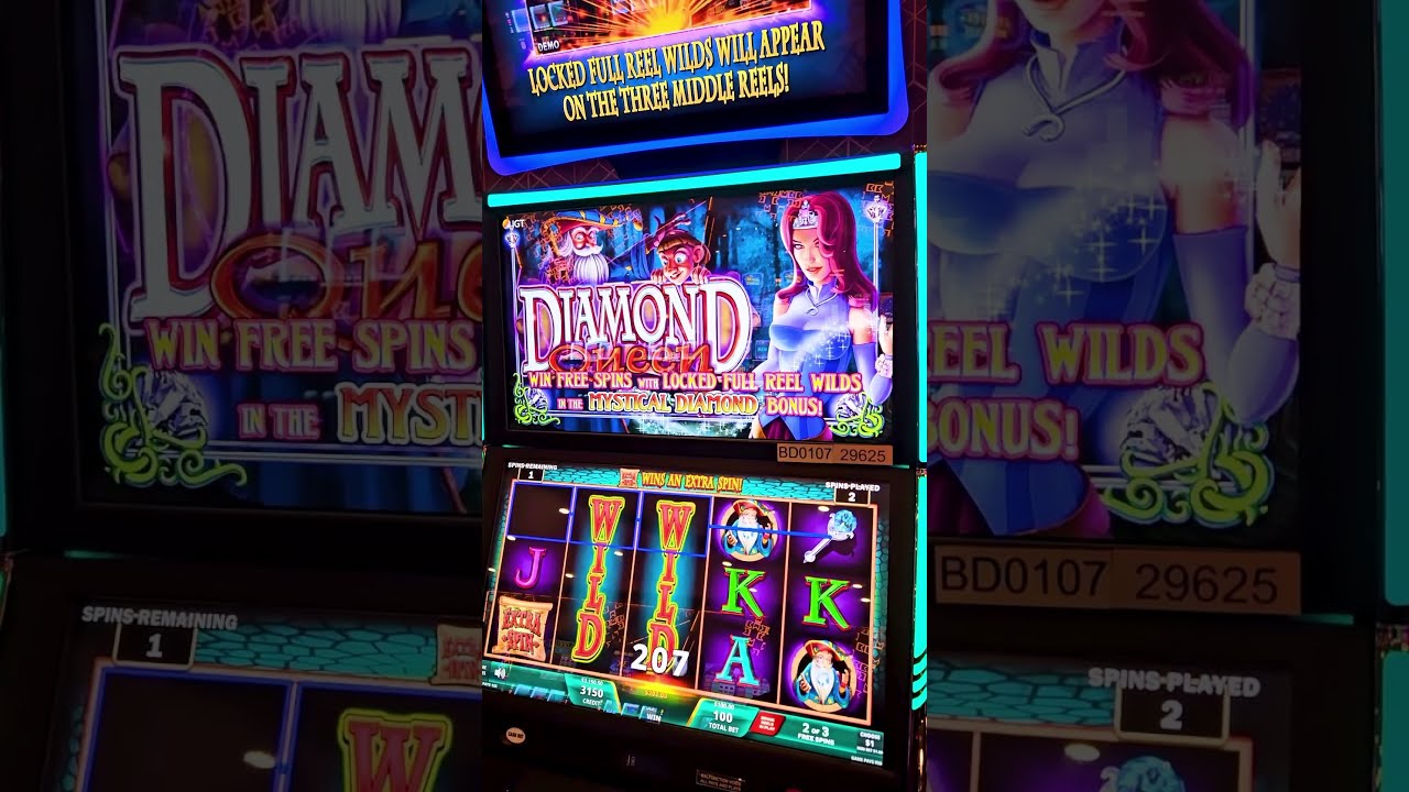 Can Diamond Queen Strike Again?! #slot #casino #jackpot
