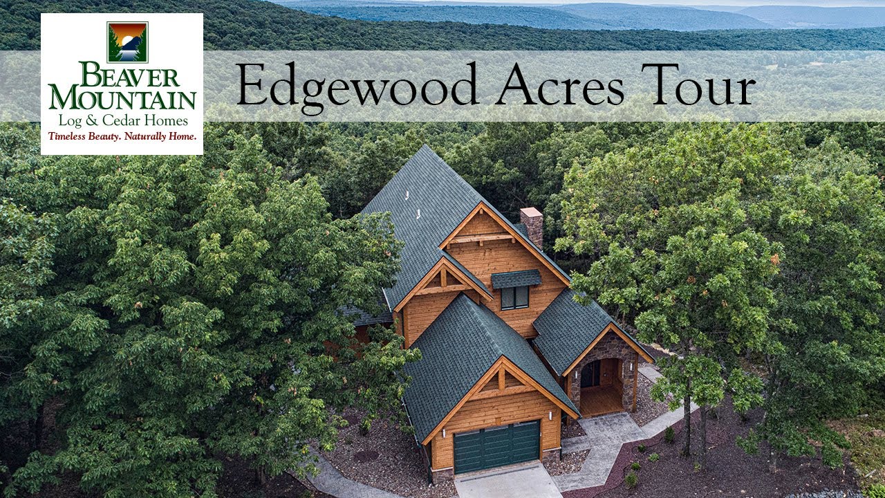 Edgewood Acres Red Cedar Timber Home YouTube