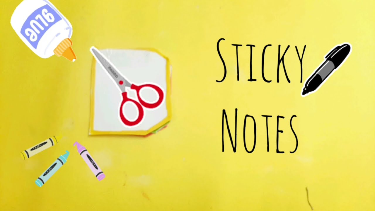 How to Make Sticky Notes/DIY/Homemade Sticky Notes/Crafts/Siya's Creative World