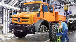 Inside German Factory Building Off-Road Truck by Hands: Mercedes-Benz Unimog Production Line