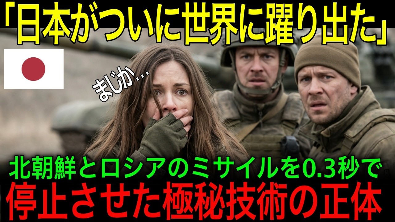 【海外の反応】「核は撃つことができない…」核時代を終わらせた日本の本物の技術にアメリカが大慌て…誰しもが思いつかない日本の本当の実力とは？