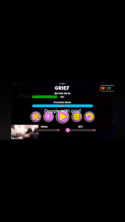 He’s been struggling for to long now😢 #geometrydash #gd