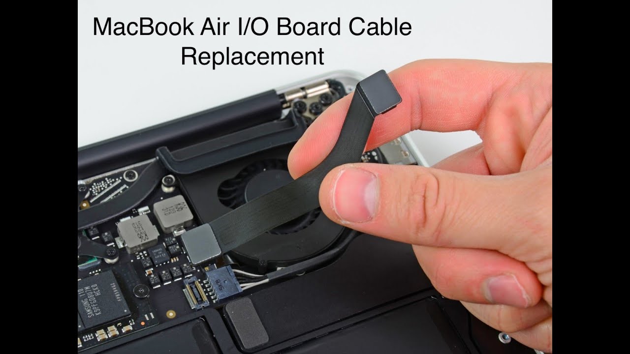 MacBook Air I/O Board Cable Replacement YouTube