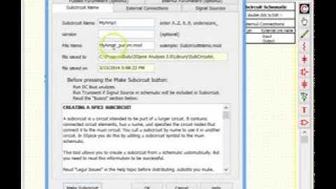 Spice Simulation using 5Spice Pro - Schematic to Subcircuit (subckt) tool
