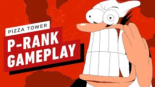 Pizza Tower P-Rank Gameplay - Level 1-1 - John Gutter