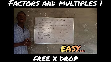 Factors and multiples ( part 2 )