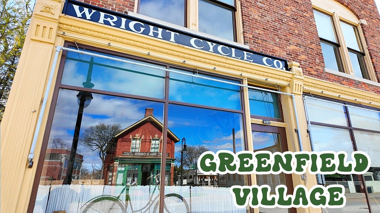 Wright Bros Shop, Lincoln's Courthouse & MANY Famous CELEBRITY Houses GREENFIELD VILLAGE!!