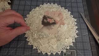 Tutorial: How To Create a Shabby Chic Doily Wall Hanging (part 1 of 3)