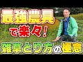 【自然栽培240】約20年愛用している最強農具紹介するよ(o^―^o)ﾆｺ　雑草の取り方で、野菜の育ちも違ってくるよ。