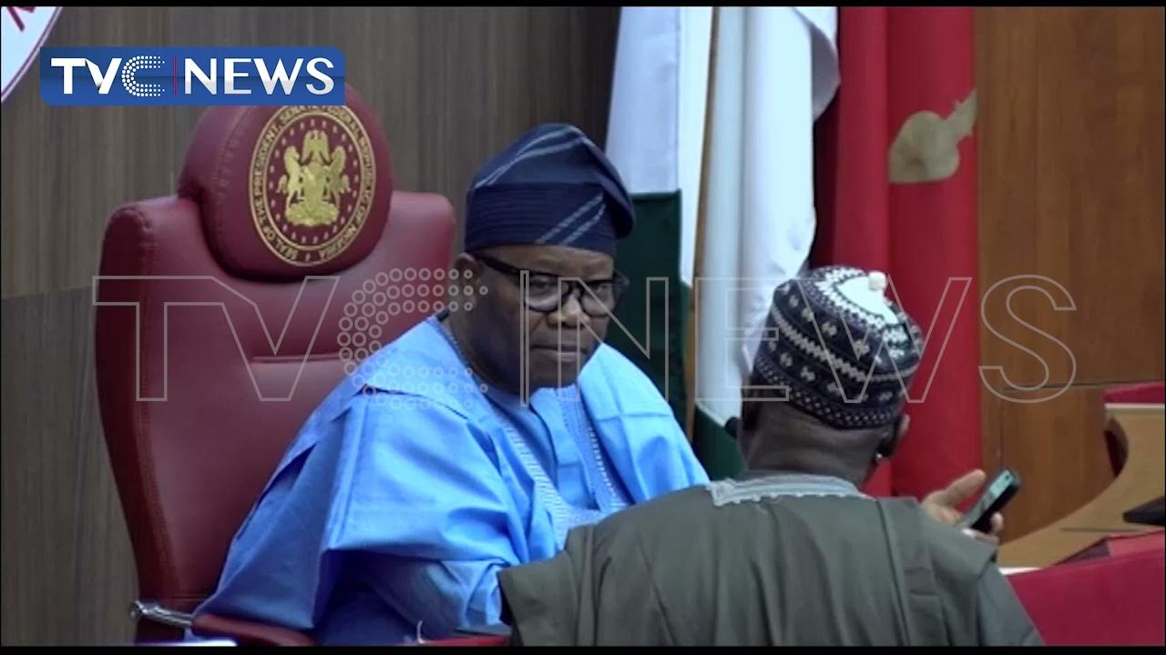 Tension in Senate as Senator Shows Akpabio Video of Guns Dropping From Bandits’ Supply Vehicles