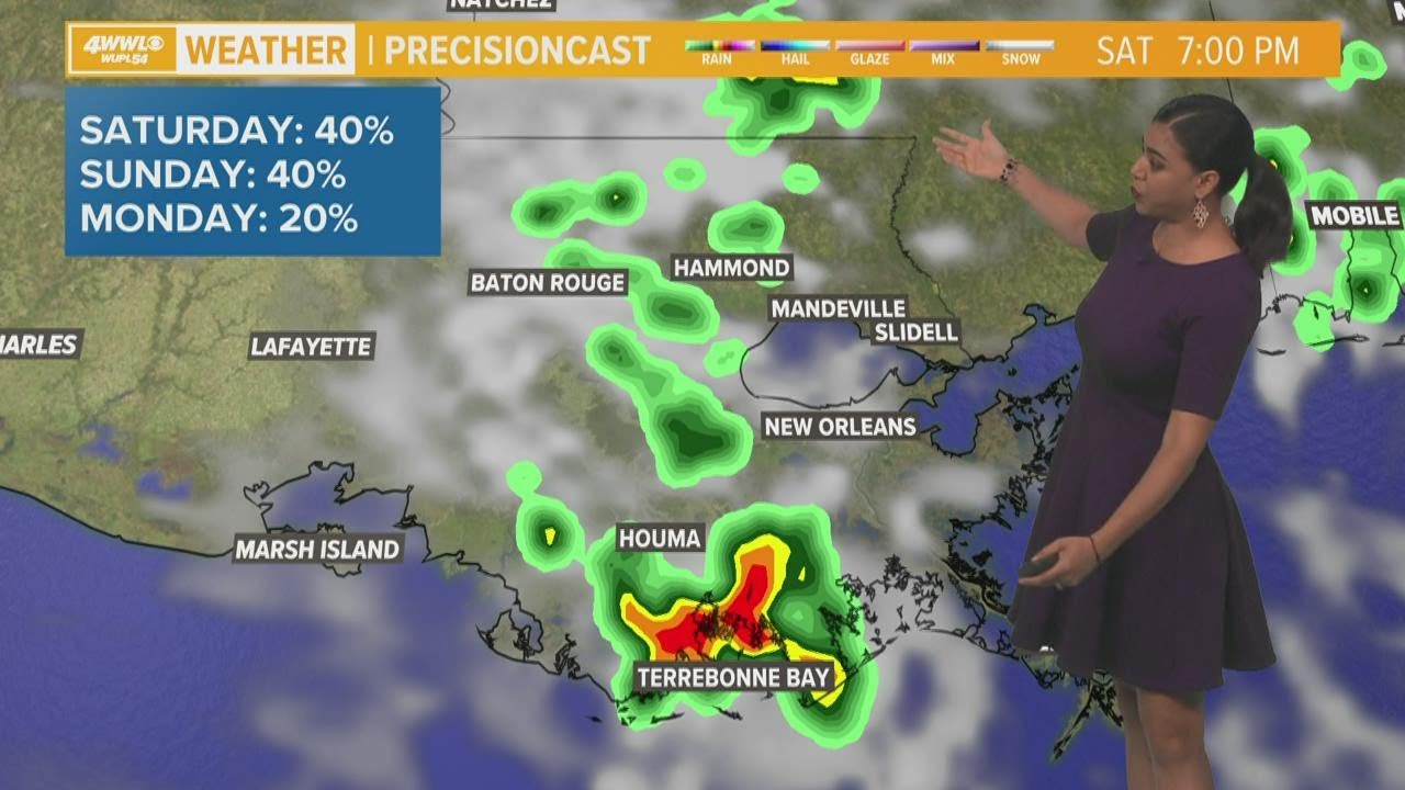 Hot and humid today with scattered showers - YouTube