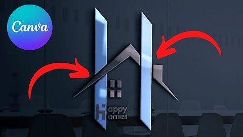 ABSTRACT Interlocking 3D Logo on Canva (Using shapes for gaps)