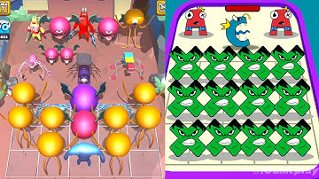 Alphabet Merge Maze Puzzle vs Merge Banban Fight Horror Garten - Merge Battles ⭐ abcdefgmpqrstuvwxyz