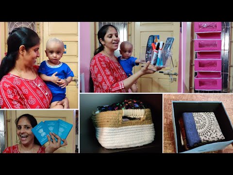 குட்டிக்கு மொட்டை போட்டாச்சு😀Cleaning and Organizing home | Organization | Twins vegkitchen