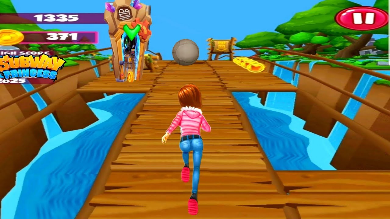 Subway Princess Runner Game : JUNGLE RUN | Android/iOS Princess Runner ...