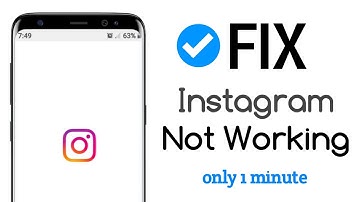 Fix instagram not working problem 2022 | instagram not working white screen | instagram not opening