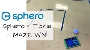 Sphero Tickle Maze Win