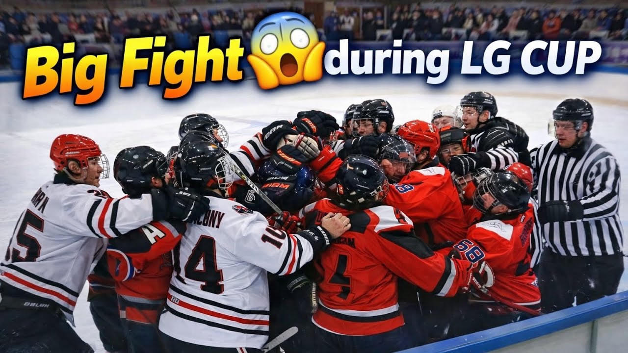 Big Fight Ladakh Scouts VS Drass worror during 5th LG CUP ICE HOCKEY CHAMPIONSHIP in Kargil 2026 