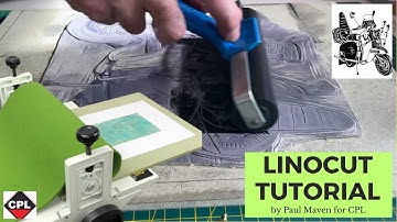 Linocut, Etching Press. An in-depth look into Lino Cutting process by our customer Mr Paul Maven