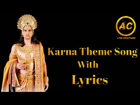 Karna Theme Song With Lyrics  Mahabharat  Star Plus  Atri Creations