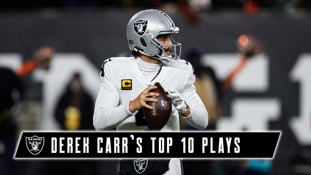 Derek Carr's Top 10 Plays From the 2021 Season | NFL Highlights