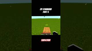 Op command's / part 5 / #minecraft  #commandblock #shorts #veer35